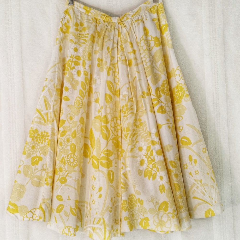 Club Monaco Floral Print Skirt